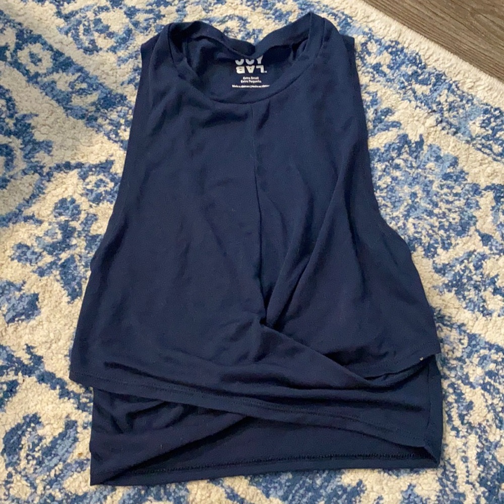 Twist front crop top